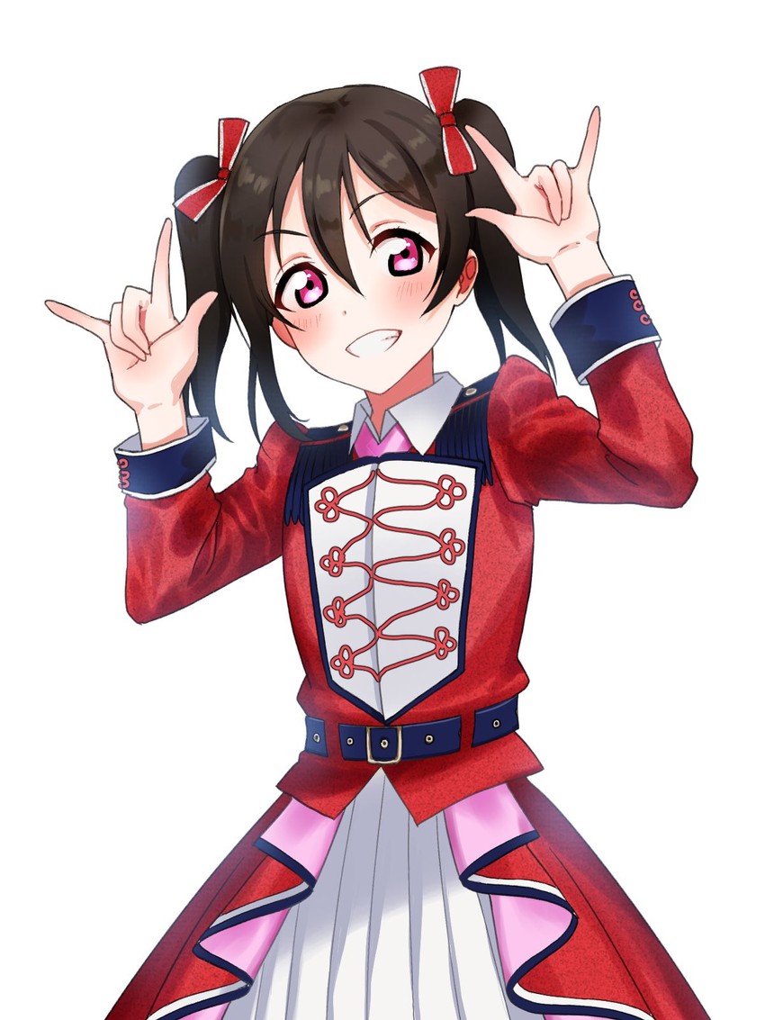 yazawa nico (love live! and 1 more) drawn by naarann