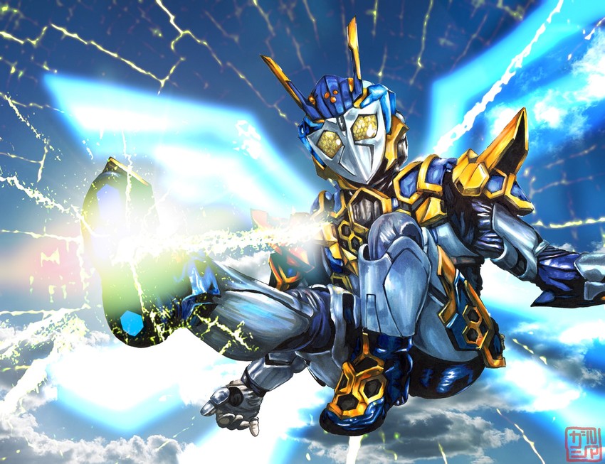 kamen rider valkyrie (kamen rider and 1 more) drawn by levanshousa913