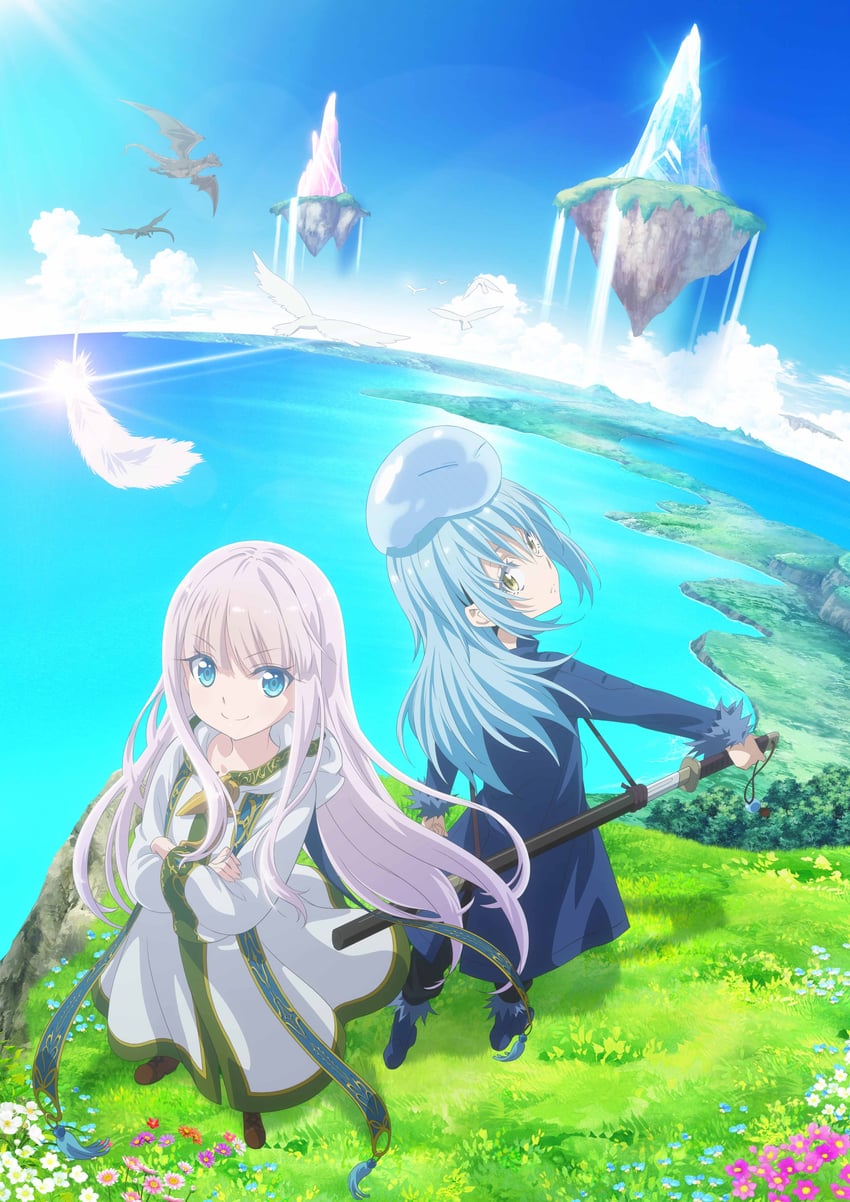 rimuru tempest and mira (tensei shitara slime datta ken and 1 more) drawn by ebata_ryouma and horii_kumi