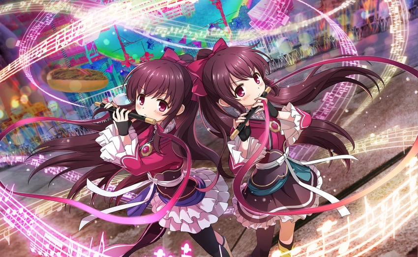 amane tsukuyo and amane tsukasa (mahou shoujo madoka magica and 2 more)
