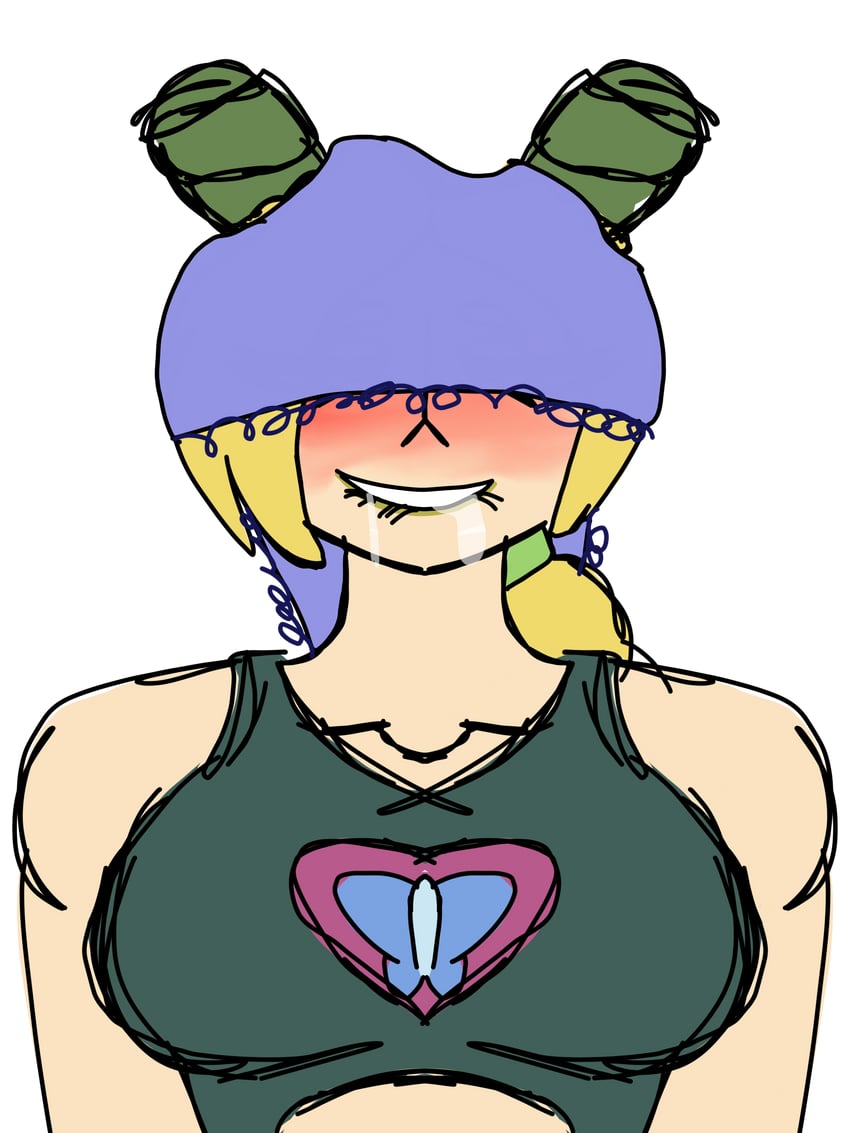 kujo jolyne (jojo no kimyou na bouken and 1 more) drawn by jolynecujohwedgie