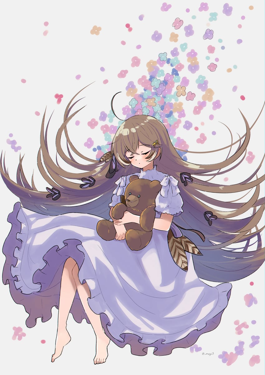 nanashi mumei (hololive and 2 more) drawn by magui3