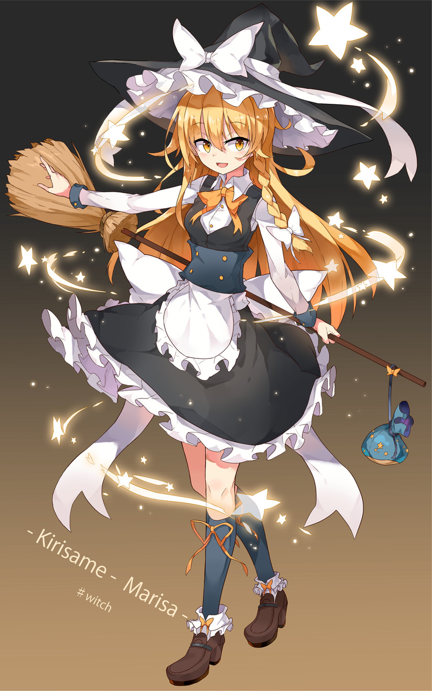 kirisame marisa (touhou) drawn by hide448