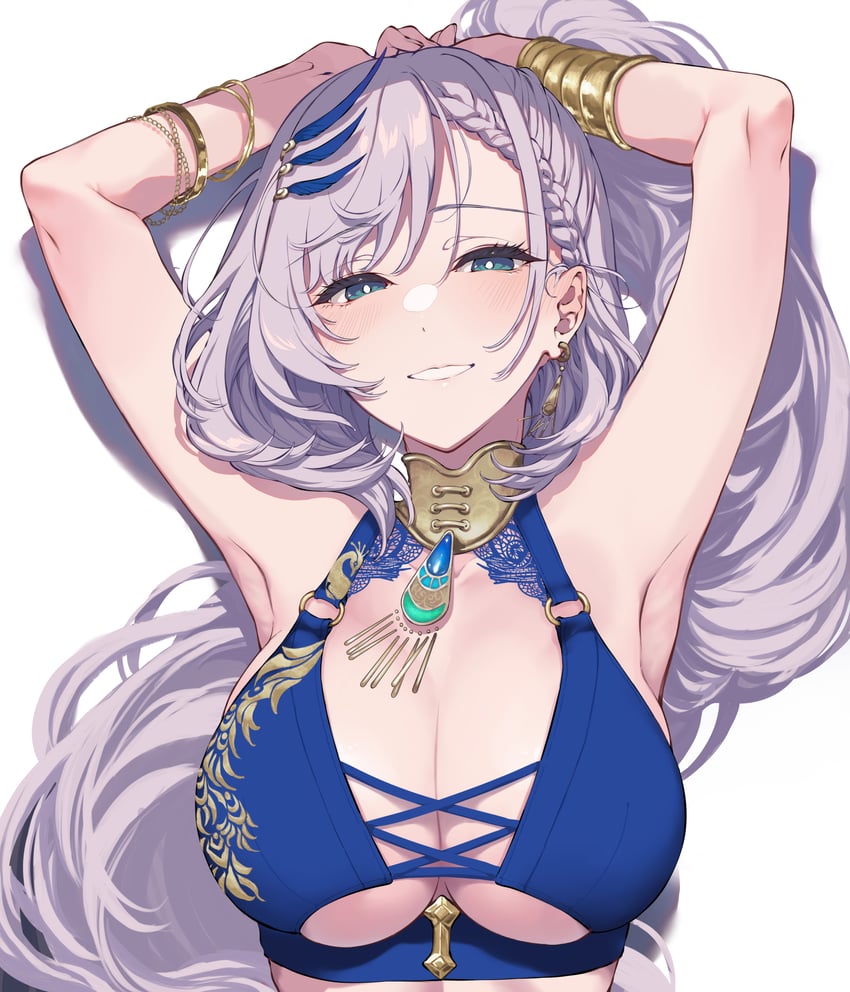 pavolia reine (hololive and 1 more) drawn by pochi_(pochi-goya)