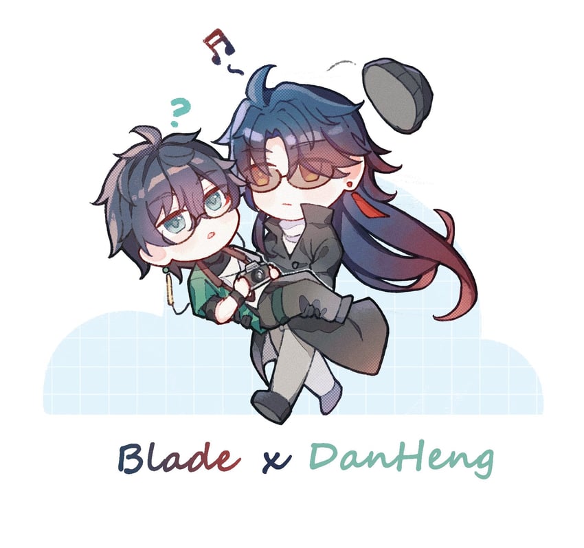 dan heng and blade (honkai and 1 more) drawn by lnchs2