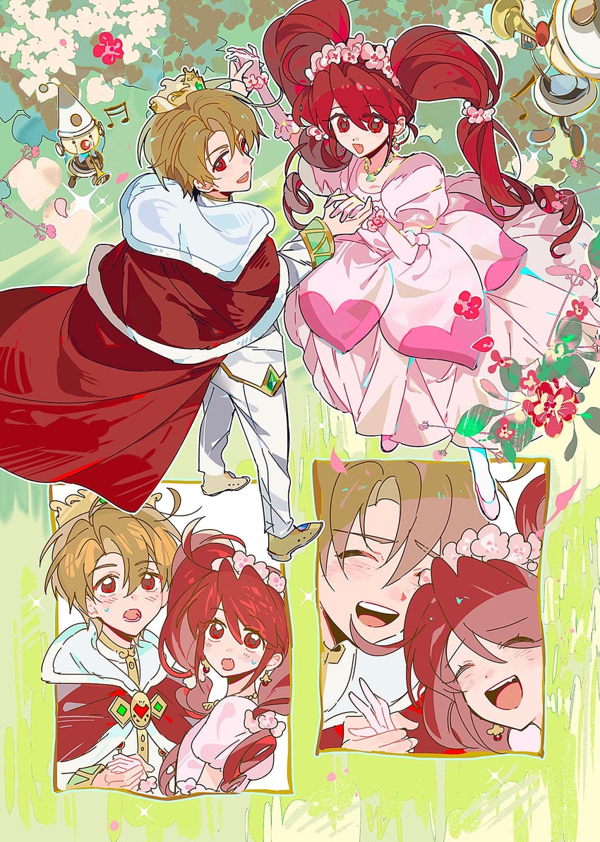 fine and bright (fushigiboshi no futago hime) drawn by humi_humi