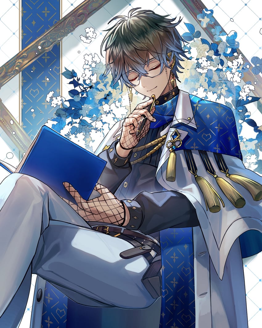 ike eveland (nijisanji and 1 more) drawn by tsugutoku