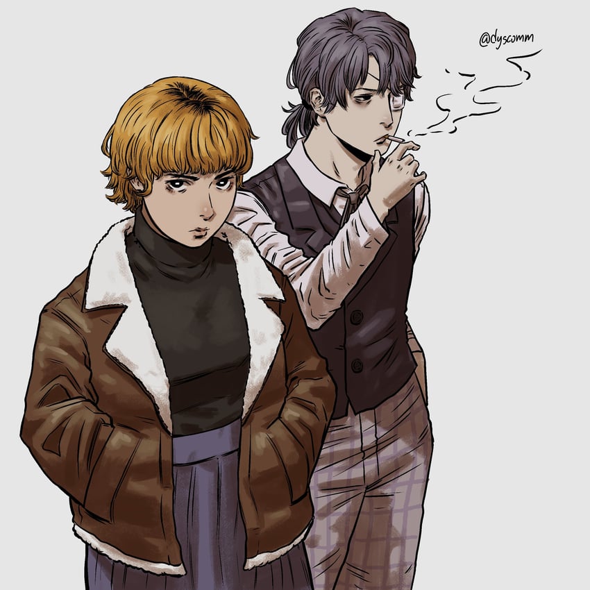 daan and karin (fear & hunger and 1 more) drawn by dyscomm