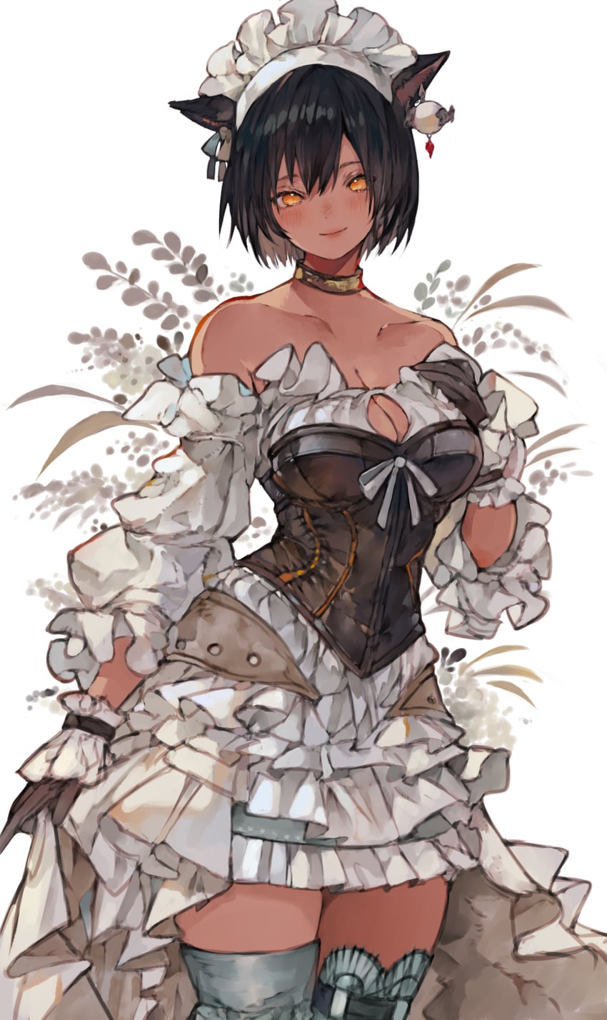 warrior of light (final fantasy and 1 more) drawn by kemomin_nosuke
