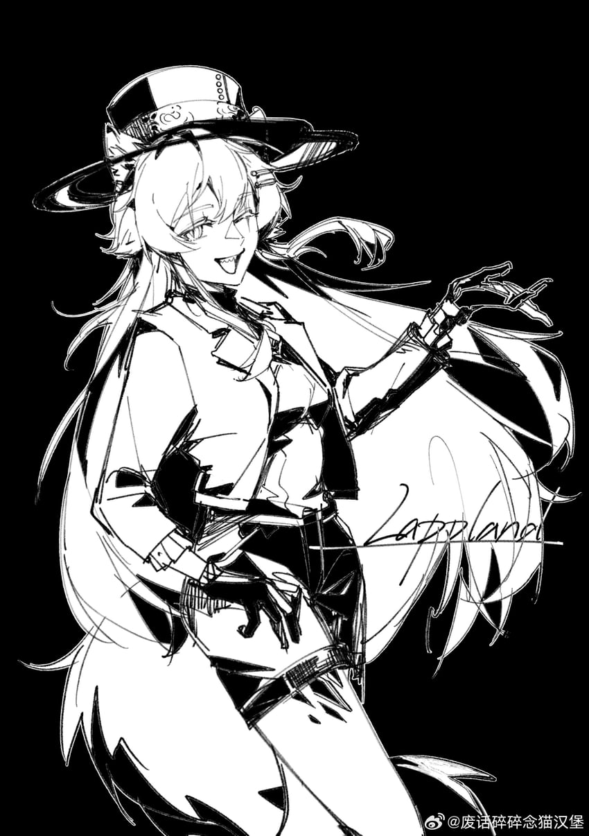 lappland and lappland the decadenza (arknights and 1 more) drawn by feihua_suisuinian_mao_hanbao