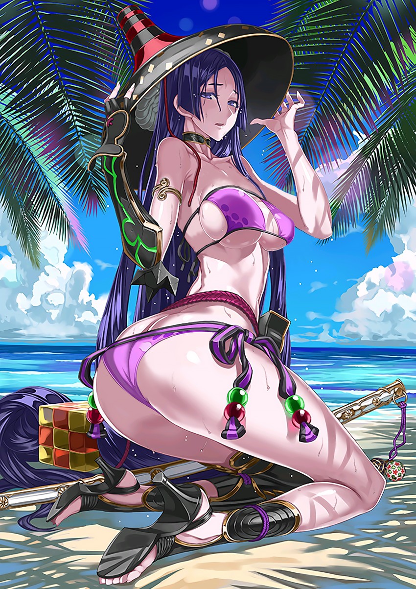 minamoto no raikou (fate and 1 more) drawn by honjou_raita