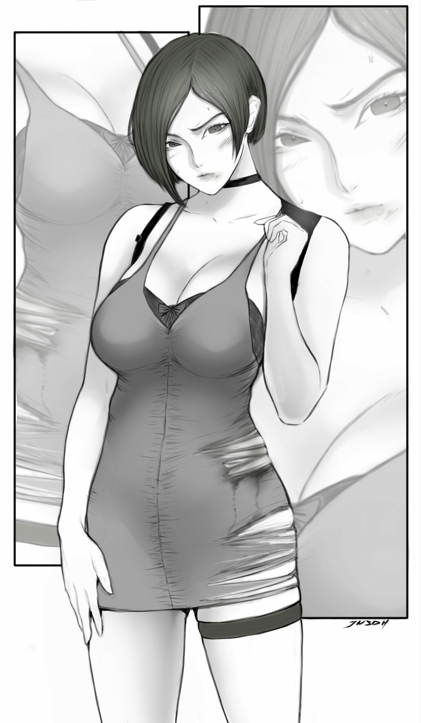 ada wong (resident evil and 1 more) drawn by jnsdh