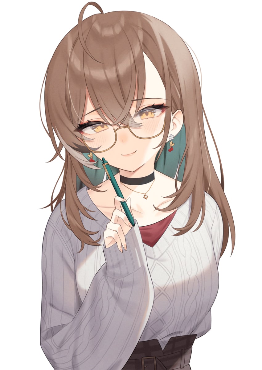 nanashi mumei (hololive and 1 more) drawn by aotake_iro
