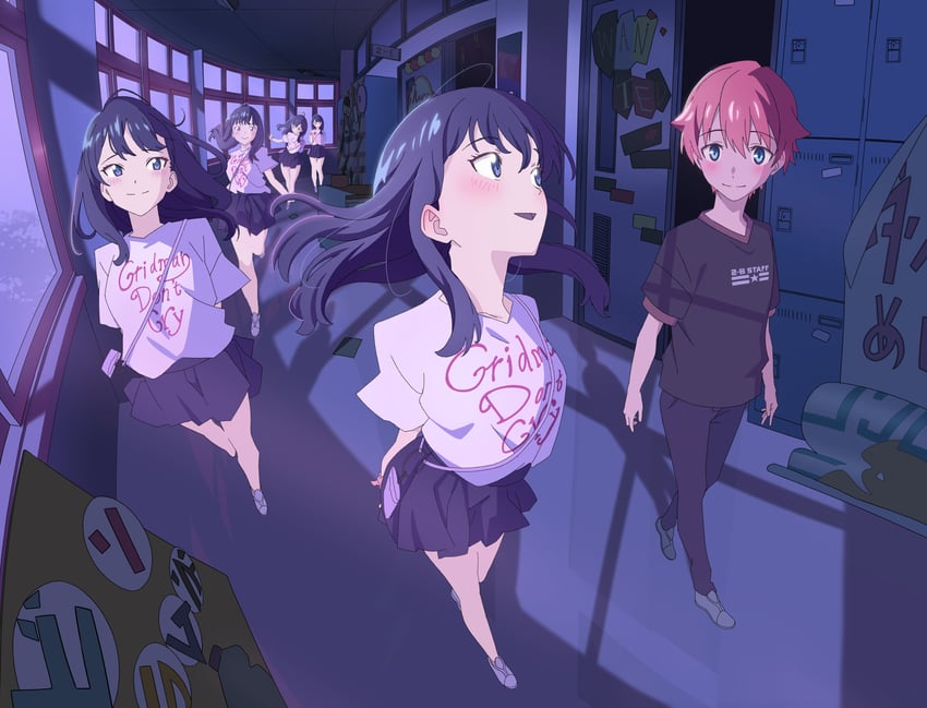 takarada rikka and hibiki yuuta (gridman universe) drawn by peeqaboo