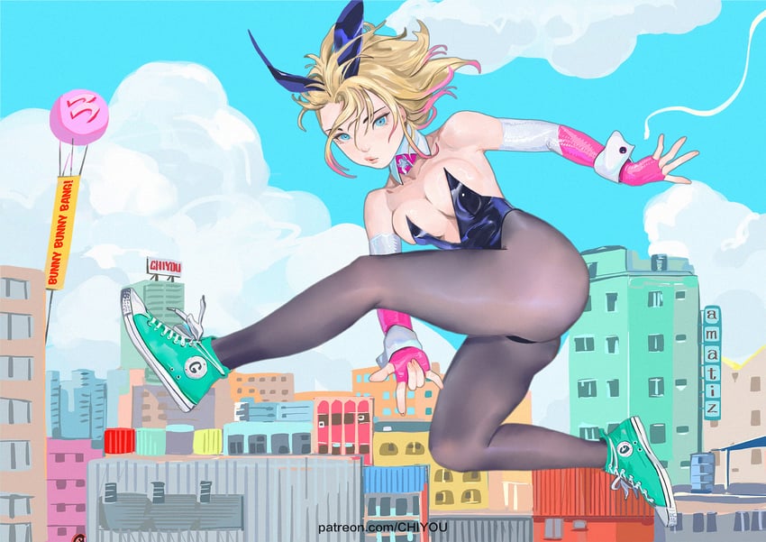 spider-gwen and gwen stacy (marvel and 3 more) drawn by amatiz