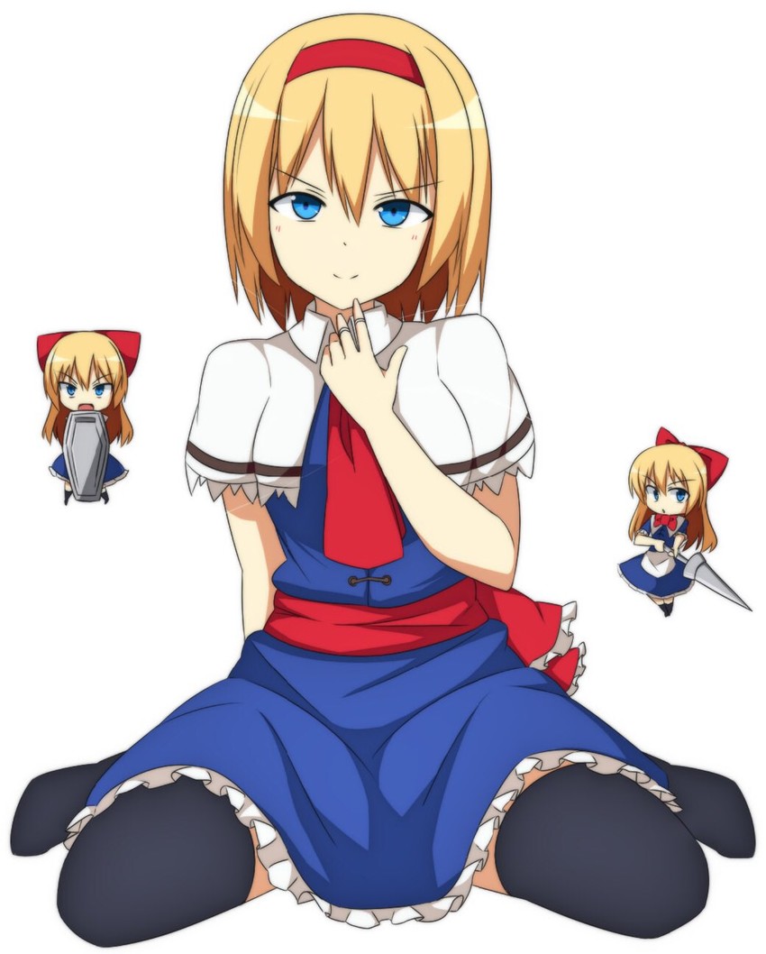 alice margatroid and shanghai doll (touhou) drawn by enushi_(toho193)