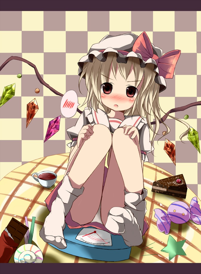 flandre scarlet (touhou) drawn by kazura