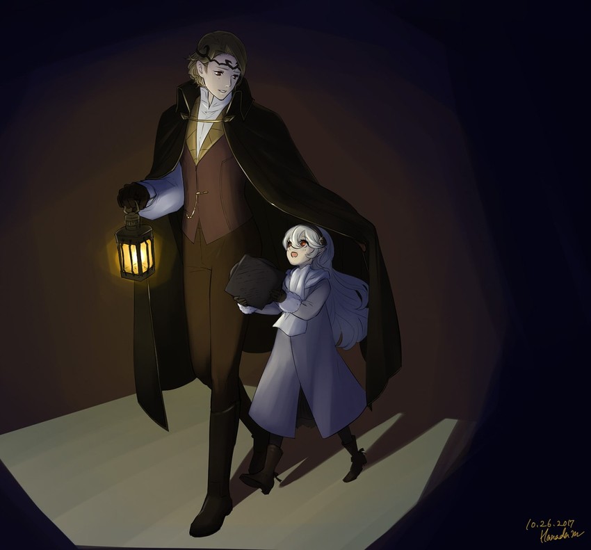 female corrin and xander (fire emblem and 2 more) drawn by popqn