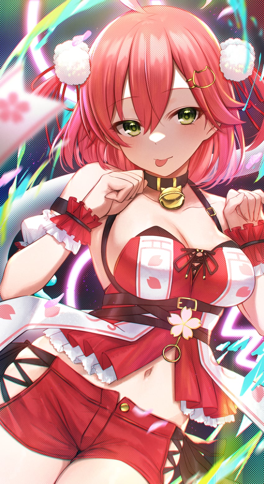 sakura miko (hololive) drawn by hoshimiya_aki
