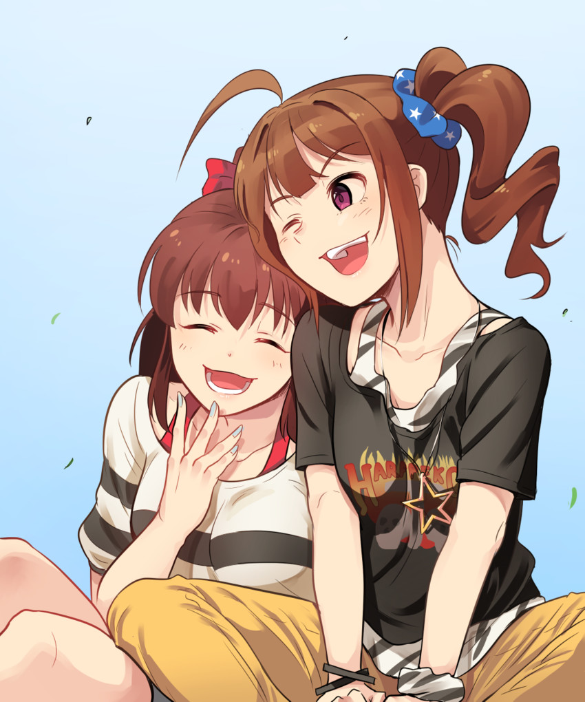 yokoyama nao and satake minako (idolmaster and 1 more) drawn by kamille_(vcx68)
