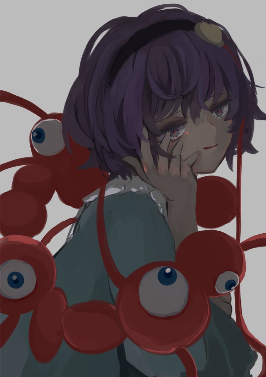 komeiji satori and myaku-myaku (touhou and 1 more) drawn by ichinose_(kurui96)