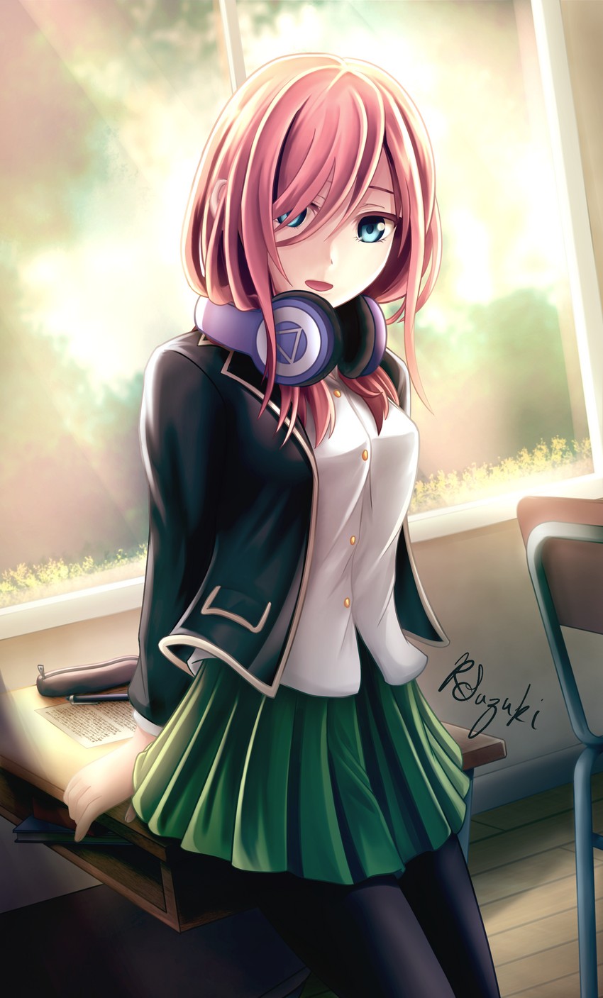 nakano miku (go-toubun no hanayome) drawn by ryo-suzuki