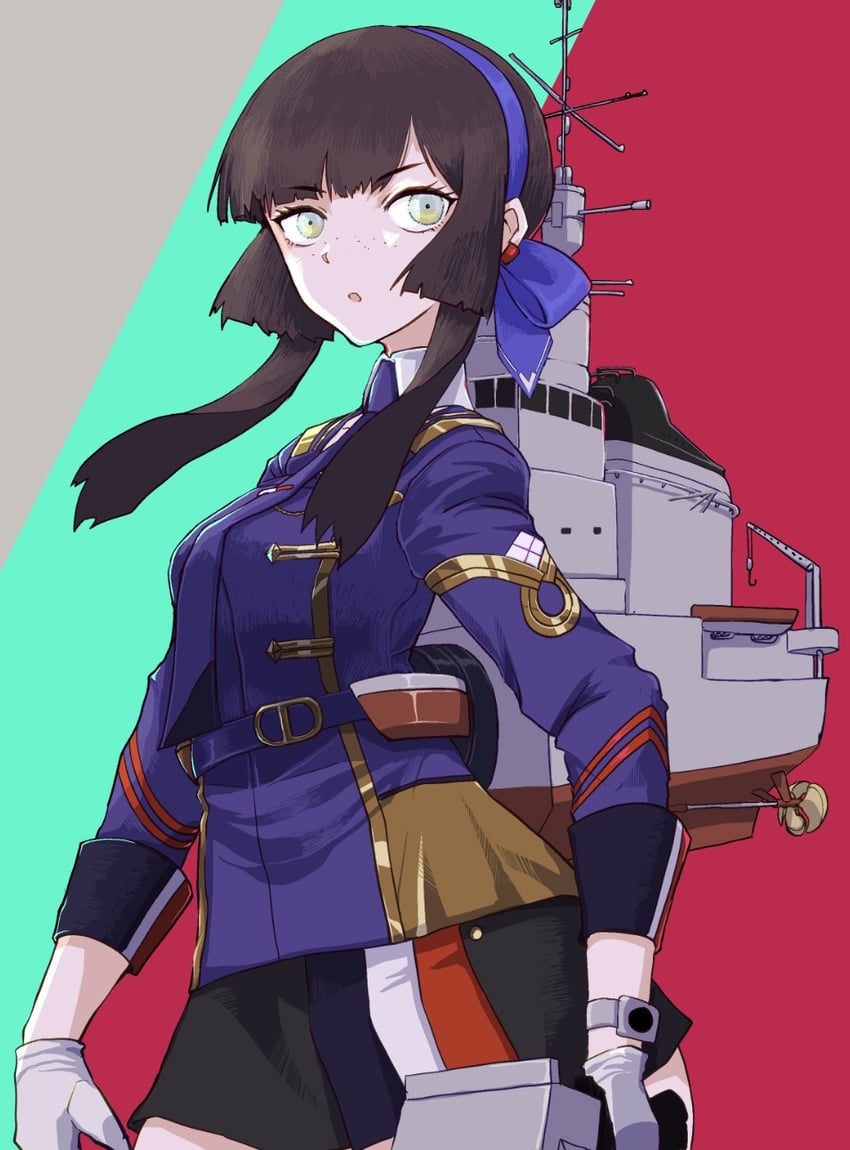 mogador and mogador kai (kantai collection) drawn by boushi-ya