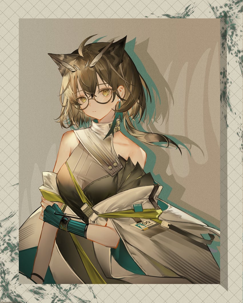 silence and silence the paradigmatic (arknights) drawn by 0_(znanimo)