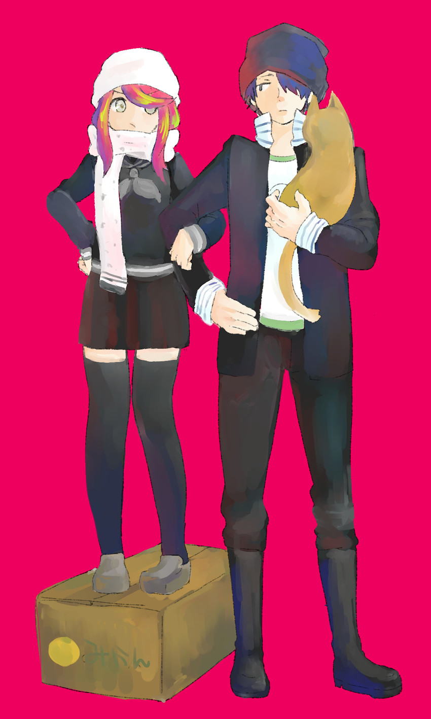 ban airi and torii jungo (devil survivor and 1 more) drawn by minoru_(konbini-bukuro)