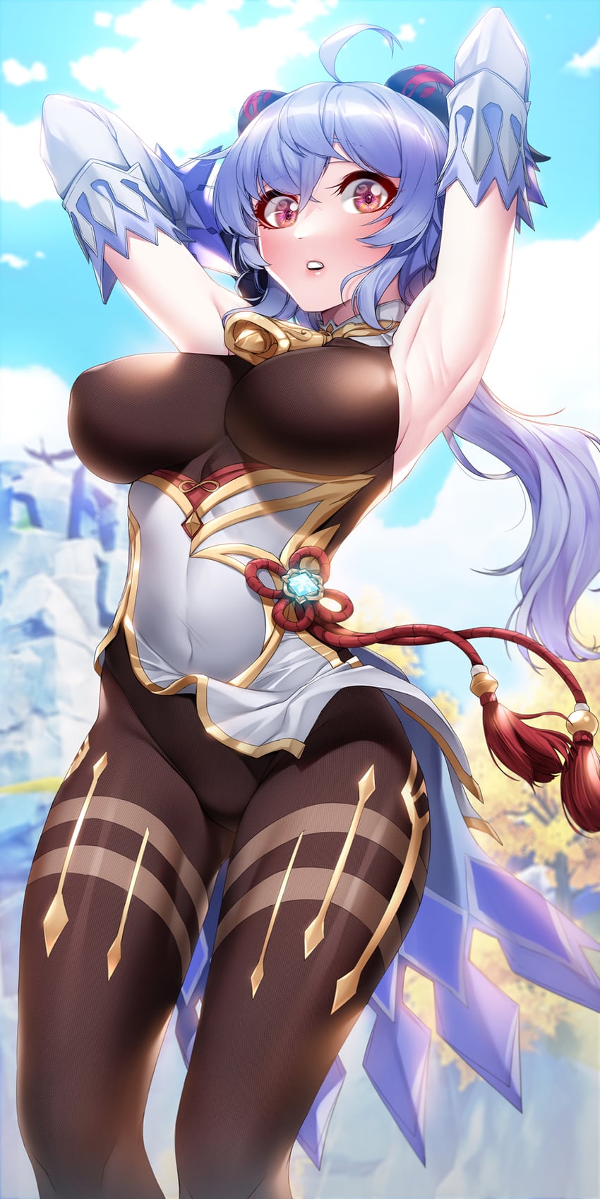 ganyu (genshin impact) drawn by akchu