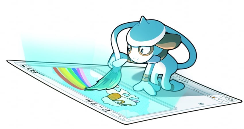 smeargle (pokemon and 1 more) drawn by eagle_(pixiv8177028)