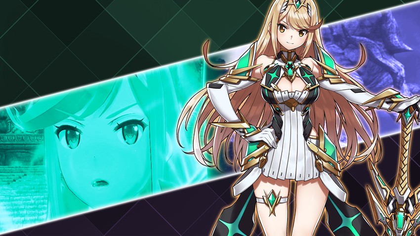 mythra (xenoblade chronicles and 1 more) drawn by saitou_masatsugu