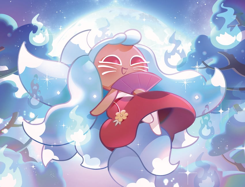 kumiho cookie (cookie run and 1 more) drawn by wedjigamja