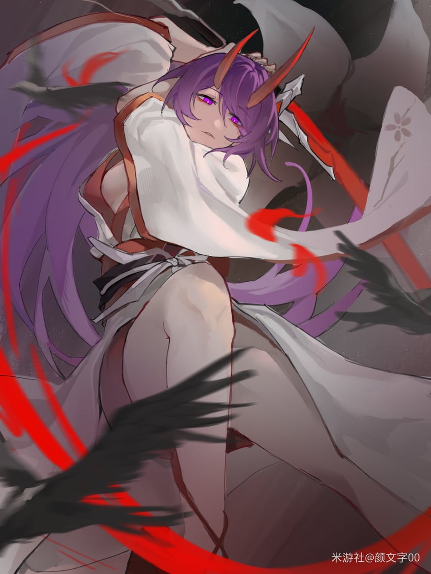 acheron (honkai and 1 more) drawn by yanwenzi_00