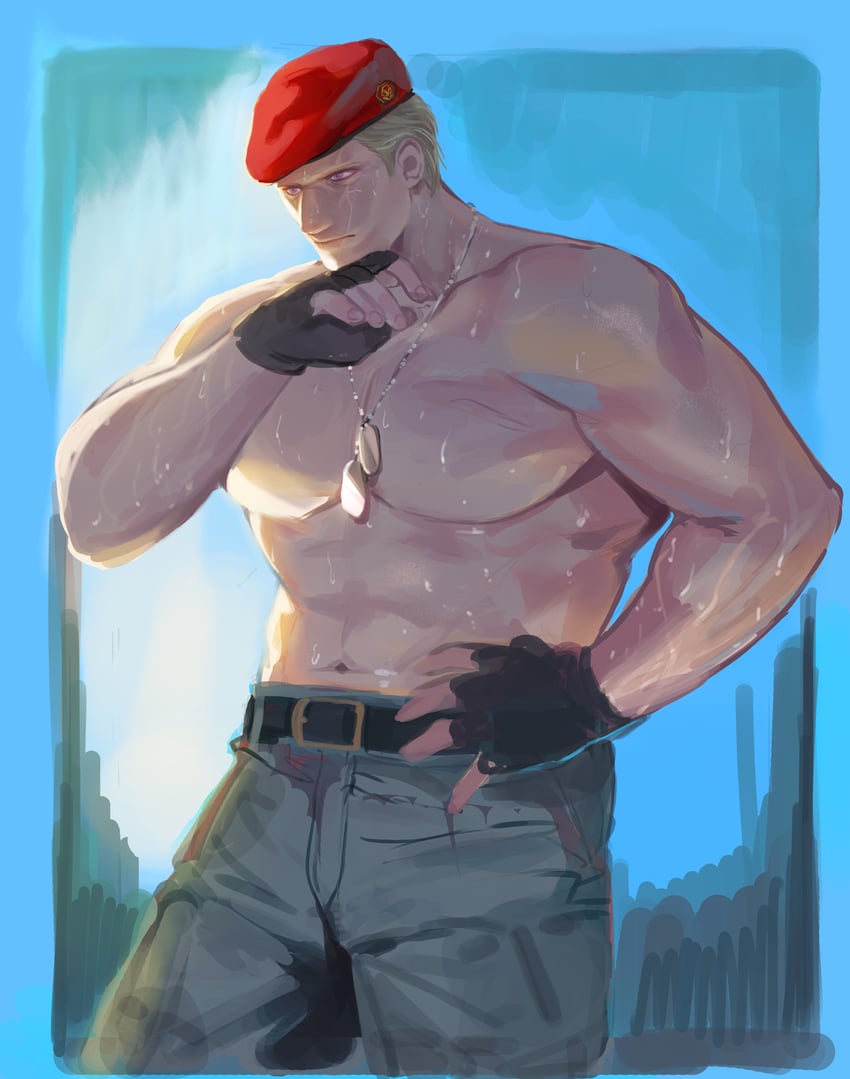jack krauser (resident evil and 1 more) drawn by on_(isk1812)