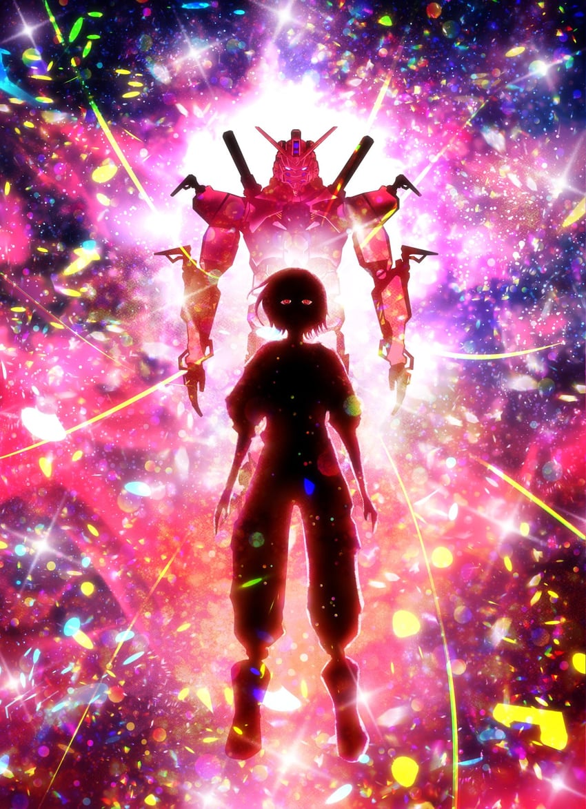 shuji ito and red gundam (gundam and 1 more) drawn by harada_miyuki