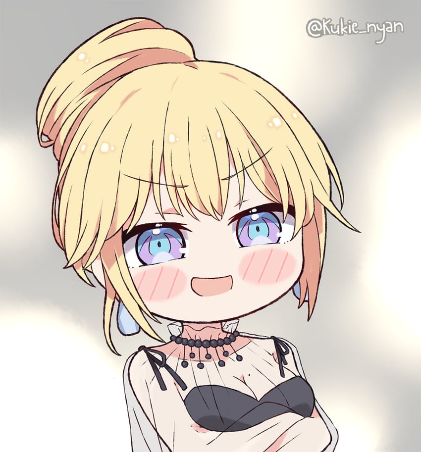 watson amelia (hololive and 1 more) drawn by kukie-nyan