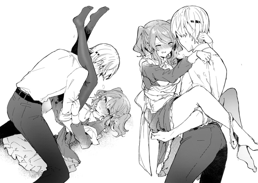 tino ashberry and loic valentz (original) drawn by ikeuchi_tanuma