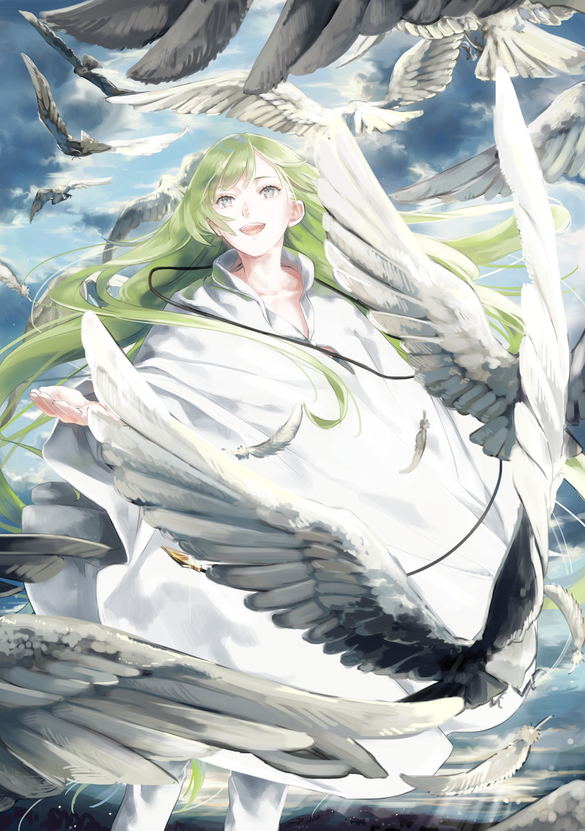 enkidu (fate and 1 more) drawn by mizutame_tori