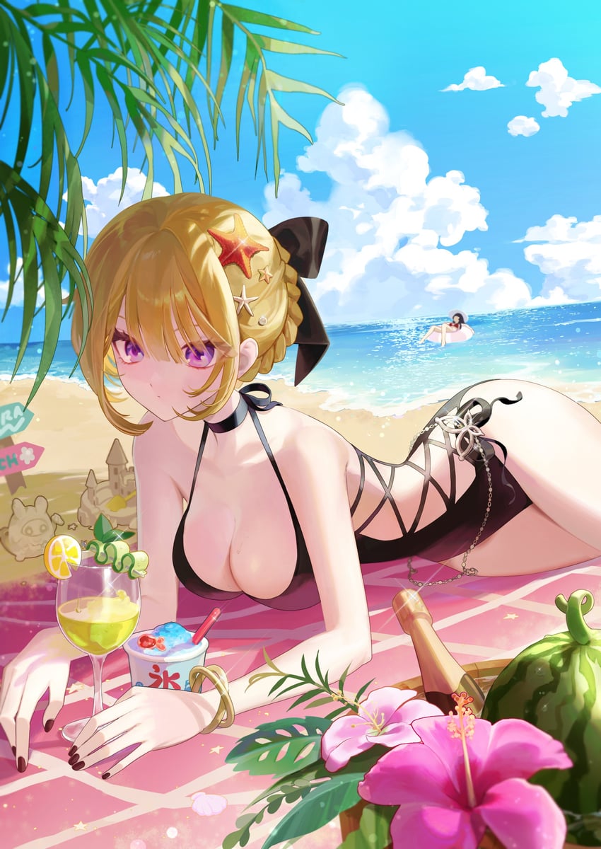 evelyn chevalier and astra yao (zenless zone zero) drawn by mumu_0221