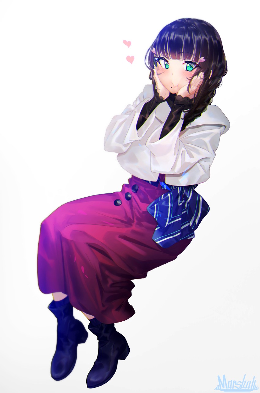 kurosawa dia (love live! and 2 more) drawn by marshall_(wahooo)