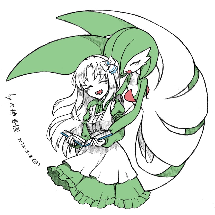 gardevoir (original and 1 more) drawn by dashen_ya_heng