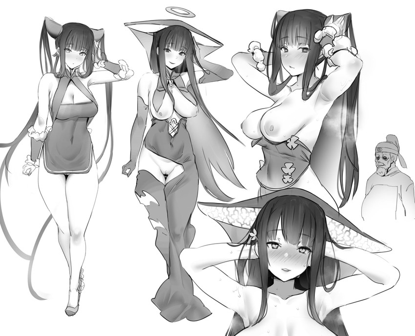 yang guifei (fate and 1 more) drawn by kurowa