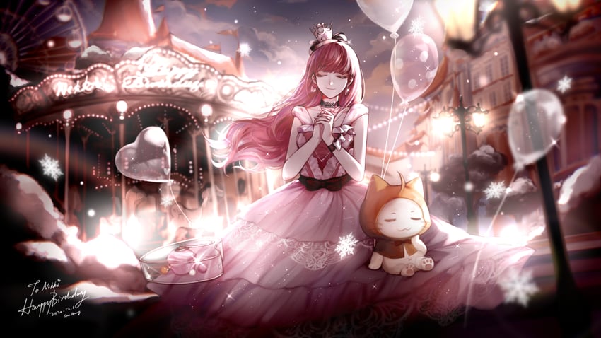 nikki, momo, and heartwarming flame (nikki and 1 more) drawn by stars_zhangzhang