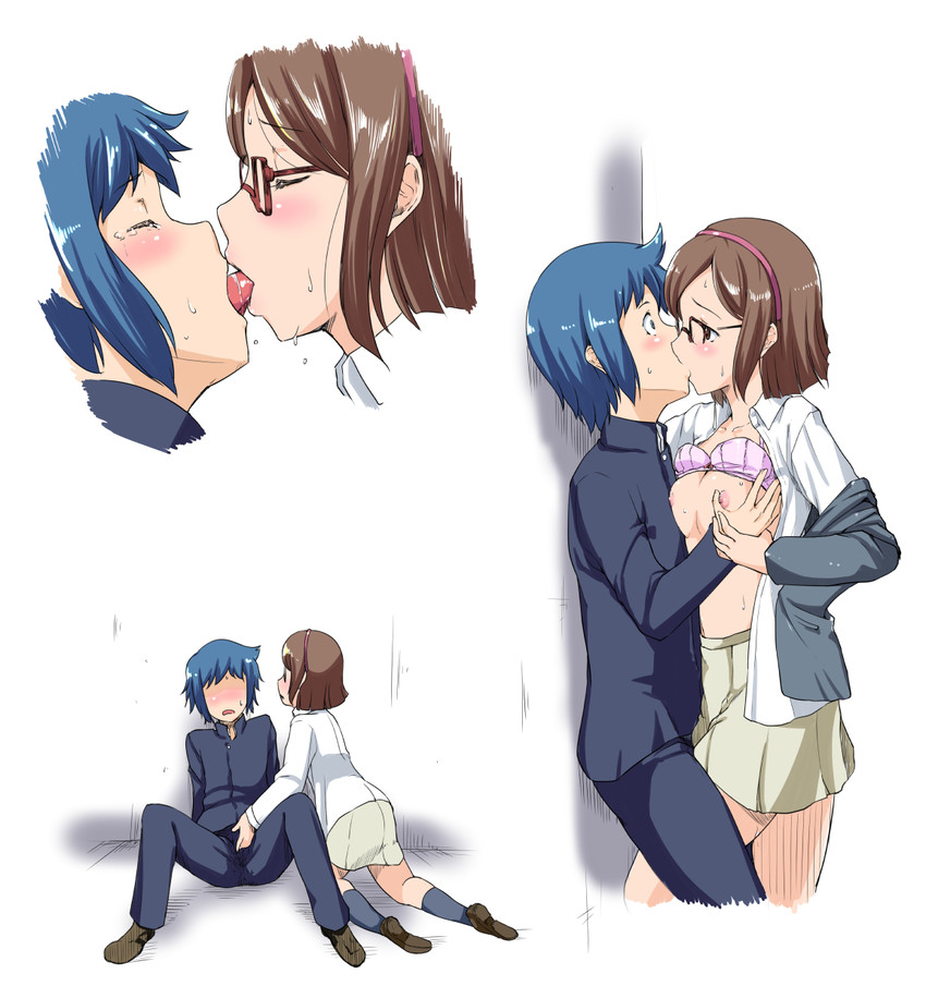 kousaka china and iori sei (gundam and 1 more) drawn by johnny_(from_scratch)
