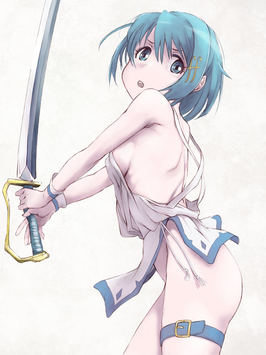 miki sayaka (mahou shoujo madoka magica and 1 more) drawn by marutaya