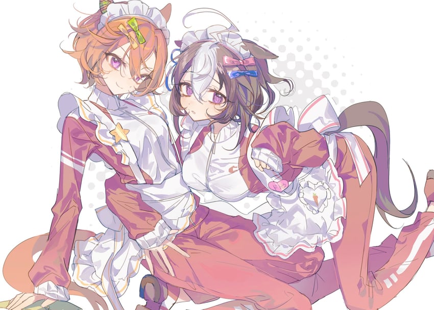 t.m. opera o and meisho doto (umamusume) drawn by chachalnene