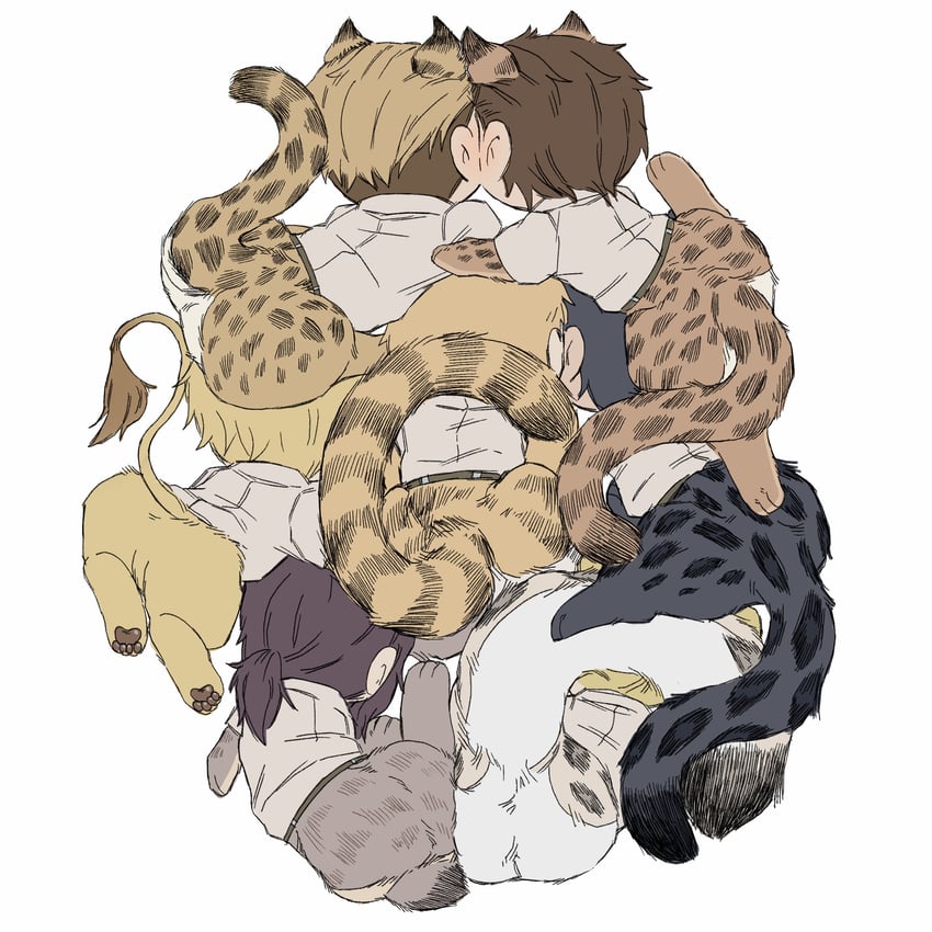 reiner braun, annie leonhart, bertolt hoover, pieck finger, porco galliard, and 2 more (shingeki no kyojin) drawn by zunkome