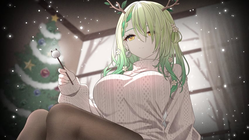 ceres fauna (hololive and 1 more) drawn by rnight0112