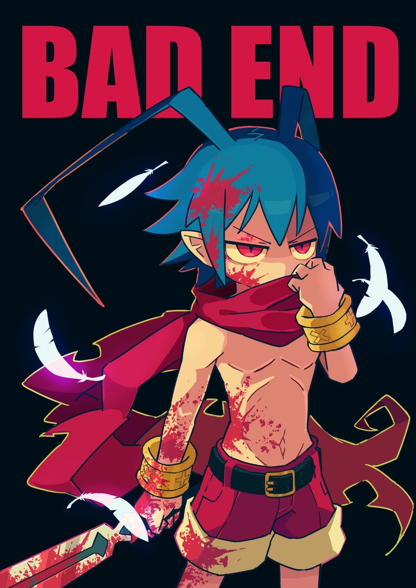 laharl (disgaea and 1 more) drawn by the_omoti